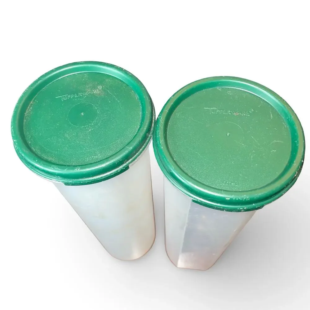 Tupperware 1661 Modular Mates Spaghetti Pasta Keeper 1662 Insert 1607 Green x2